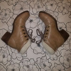 Tan Billabong Ankle Boots